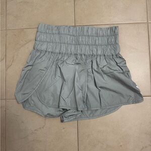 Free People Movement High-waisted Gray Shorts